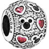 PANDORA Disney Sparkling Mickey and Minnie Hearts Charm PANDORA Disney Sparkling Mickey and Minnie Hearts Charm
