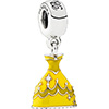 PANDORA Disney Belle's Dress Hanging Charm (NEW) PANDORA Disney Belle's Dress Hanging Charm (NEW)