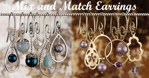 Pandora Mix and Match Earrings