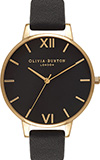 Olivia Burton Big Dial Black and Gold Watch Olivia Burton Big Dial Black and Gold Watch