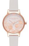 Olivia Burton Midi Lace Detail Blush & Rose Gold Watch Olivia Burton Midi Lace Detail Blush & Rose Gold Watch
