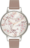Parlour Blossom Birds Iced Coffee, Silver & Rose Gold Watch Parlour Blossom Birds Iced Coffee, Silver & Rose Gold Watch