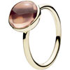 PANDORA 14ct Gold Blush Pink Droplet Medium Feature Ring PANDORA 14ct Gold Blush Pink Droplet Medium Feature Ring