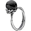 Pandora Forever Bloom Black Spinel