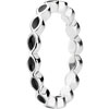 Pandora Stackable Ring Black Enamel (NEW)