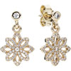 PANDORA 14ct Gold Lace Botanique Earrings PANDORA 14ct Gold Lace Botanique Earrings