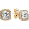 PANDORA 14ct Gold Timeless Elegance Stud Earrings PANDORA 14ct Gold Timeless Elegance Stud Earrings