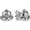 PANDORA Silver Princess Stud Earrings with Cubic Zirconia PANDORA Silver Princess Stud Earrings with Cubic Zirconia