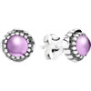 PANDORA February Birthstone Stud Earrings PANDORA February Birthstone Stud Earrings