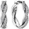 PANDORA Twist Of Faith Hoop Earrings PANDORA Twist Of Faith Hoop Earrings