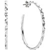 (RETIRED) PANDORA Liquid Wave Hoop Earrings (RETIRED) PANDORA Liquid Wave Hoop Earrings