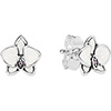 PANDORA White Orchid Earring Studs (NEW) PANDORA White Orchid Earring Studs (NEW)