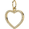 (RETIRED) 14ct Gold Compose Heart Pendant with Diamonds (RETIRED) 14ct Gold Compose Heart Pendant with Diamonds