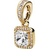 PANDORA 14ct Gold Timeless Elegance Necklace Pendant PANDORA 14ct Gold Timeless Elegance Necklace Pendant