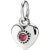 (RETIRED) Silver Compose Heart Pendant with Rhodolite (RETIRED) Silver Compose Heart Pendant with Rhodolite