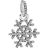 PANDORA Silver Compose Snowflake Pendant PANDORA Silver Compose Snowflake Pendant