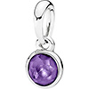 PANDORA February Droplet Necklace Pendant PANDORA February Droplet Necklace Pendant