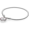 PANDORA Smooth Bracelet with Lock Your Promise Clasp (NEW) PANDORA Smooth Bracelet with Lock Your Promise Clasp (NEW)