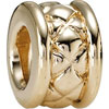 (RETIRED) PANDORA 14ct Gold Bead Raised Edges (RETIRED) PANDORA 14ct Gold Bead Raised Edges