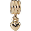 (RETIRED) PANDORA 14ct Gold Bead Banded with hanging Heart (RETIRED) PANDORA 14ct Gold Bead Banded with hanging Heart