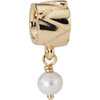 (RETIRED) PANDORA 14ct Gold Bead with Drop Pearl (RETIRED) PANDORA 14ct Gold Bead with Drop Pearl