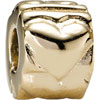 PANDORA Clip Linked Hearts 14ct Gold PANDORA Clip Linked Hearts 14ct Gold
