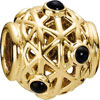 (RETIRED) PANDORA 14ct Bead Classic with Onyx (RETIRED) PANDORA 14ct Bead Classic with Onyx