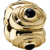(RETIRED) PANDORA 14ct Gold Clip with Onyx (RETIRED) PANDORA 14ct Gold Clip with Onyx