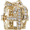 PANDORA 14ct Gold All Wrapped Up Openwork Charm PANDORA 14ct Gold All Wrapped Up Openwork Charm