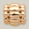 (RETIRED) 14ct Gold Bead Raised beads crimped edges