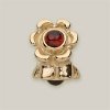 (RETIRED) 14ct Gold Bead with Garnet