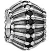 (RETIRED) PANDORA Silver Bead with Facet of Black CZ (RETIRED) PANDORA Silver Bead with Facet of Black CZ