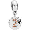 (RETIRED) PANDORA Silver Bead Hanging Number 2 in Garnets (RETIRED) PANDORA Silver Bead Hanging Number 2 in Garnets