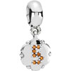 (RETIRED) PANDORA Silver Bead Hanging Number 5 in Garnets (RETIRED) PANDORA Silver Bead Hanging Number 5 in Garnets