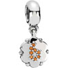(RETIRED) PANDORA Silver Bead Hanging Number 6 in Garnets (RETIRED) PANDORA Silver Bead Hanging Number 6 in Garnets