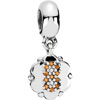 (RETIRED) PANDORA Silver Bead Hanging Number 8 in Garnets (RETIRED) PANDORA Silver Bead Hanging Number 8 in Garnets