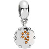 (RETIRED) PANDORA Silver Bead Hanging Number 9 in Garnets (RETIRED) PANDORA Silver Bead Hanging Number 9 in Garnets