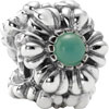 Pandora Silver Birthstone Bead May Chrysoprase Pandora Silver Birthstone Bead May Chrysoprase