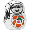 Pandora Silver Bead Babushka Doll with Pink Enamel (NEW)
