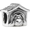 Pandora Silver Bead Dog House Red Enamel Heart (NEW)