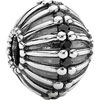 (RETIRED) PANDORA Oversize Silver Bead with Black CZ (RETIRED) PANDORA Oversize Silver Bead with Black CZ