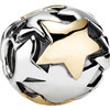 (RETIRED) PANDORA Oversize Silver and 14ct Gold Bead with Stars (RETIRED) PANDORA Oversize Silver and 14ct Gold Bead with Stars