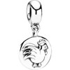 (RETIRED) Pandora Silver Bead Chinese Zodiac Rooster