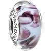Pandora Blue Python Murano Glass