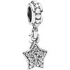 Pandora Hanging CZ Pave Star Charm