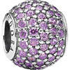 PANDORA Openwork Pavé Purple Cubic Zirconia Charm PANDORA Openwork Pavé Purple Cubic Zirconia Charm