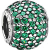 PANDORA Openwork Pave Green Cubic Zirconia Charm PANDORA Openwork Pave Green Cubic Zirconia Charm