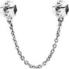 Pandora Silver Hearts Security Chain