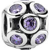 Pandora Abstract Purple CZ Charm (NEW)
