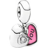 PANDORA Pink ME and YOU Hanging Charm PANDORA Pink ME and YOU Hanging Charm